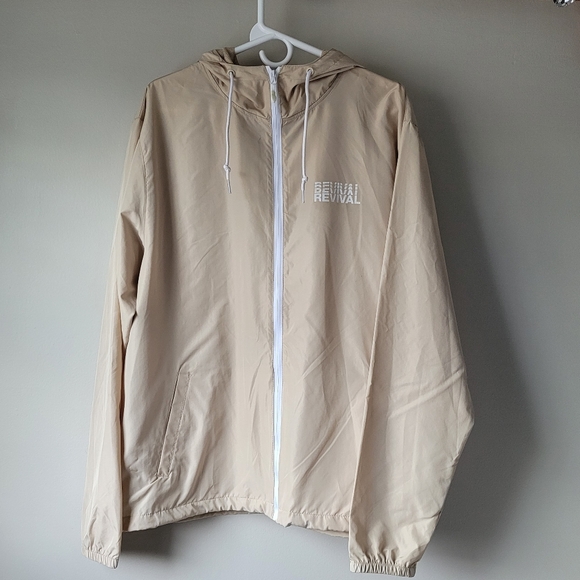 Revival Is In The Air Hooded Zip-up Windbreaker  Unisex XXL Independent Trading - Picture 4 of 16